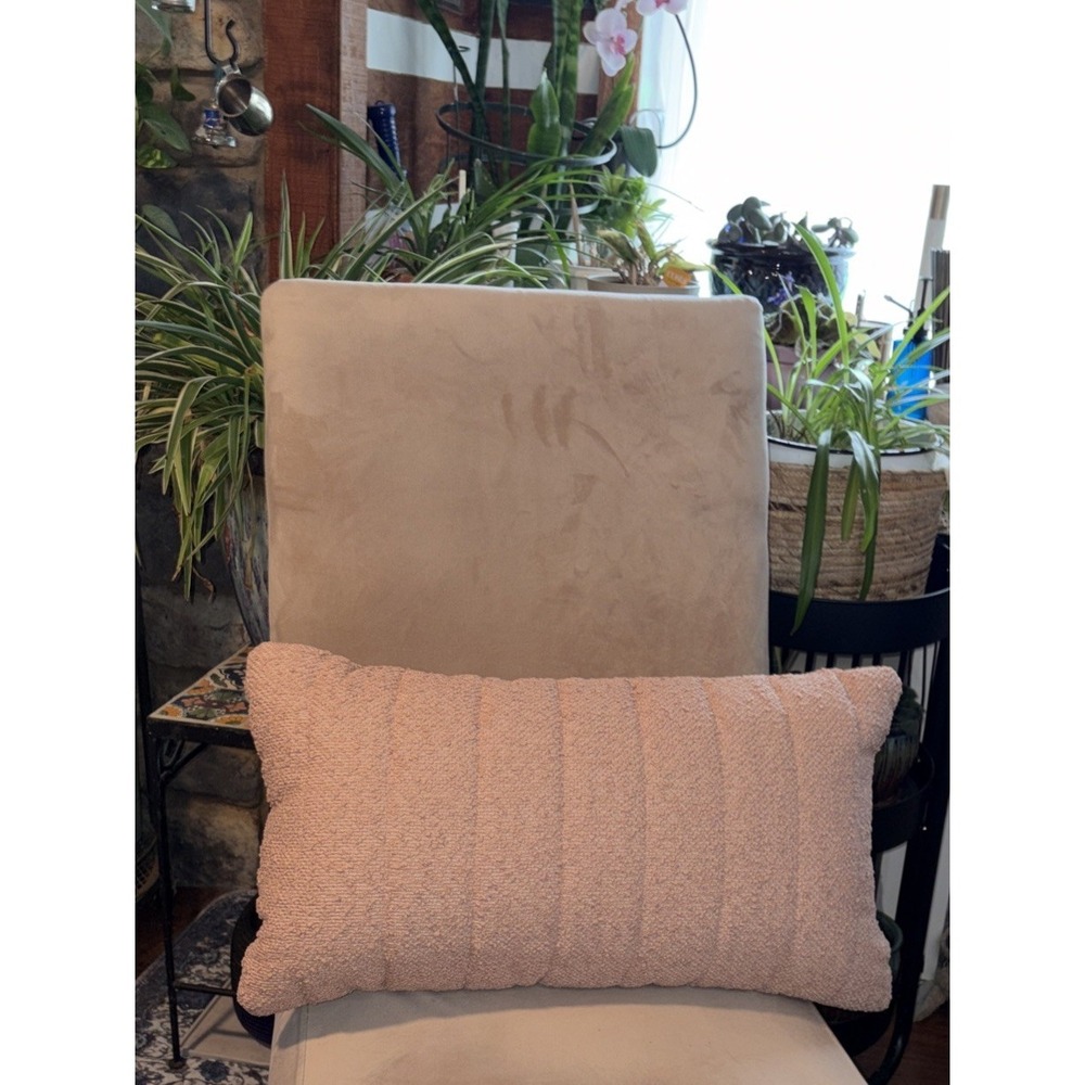 Threshold Toss Pillow In Blush 14 In x 24 In